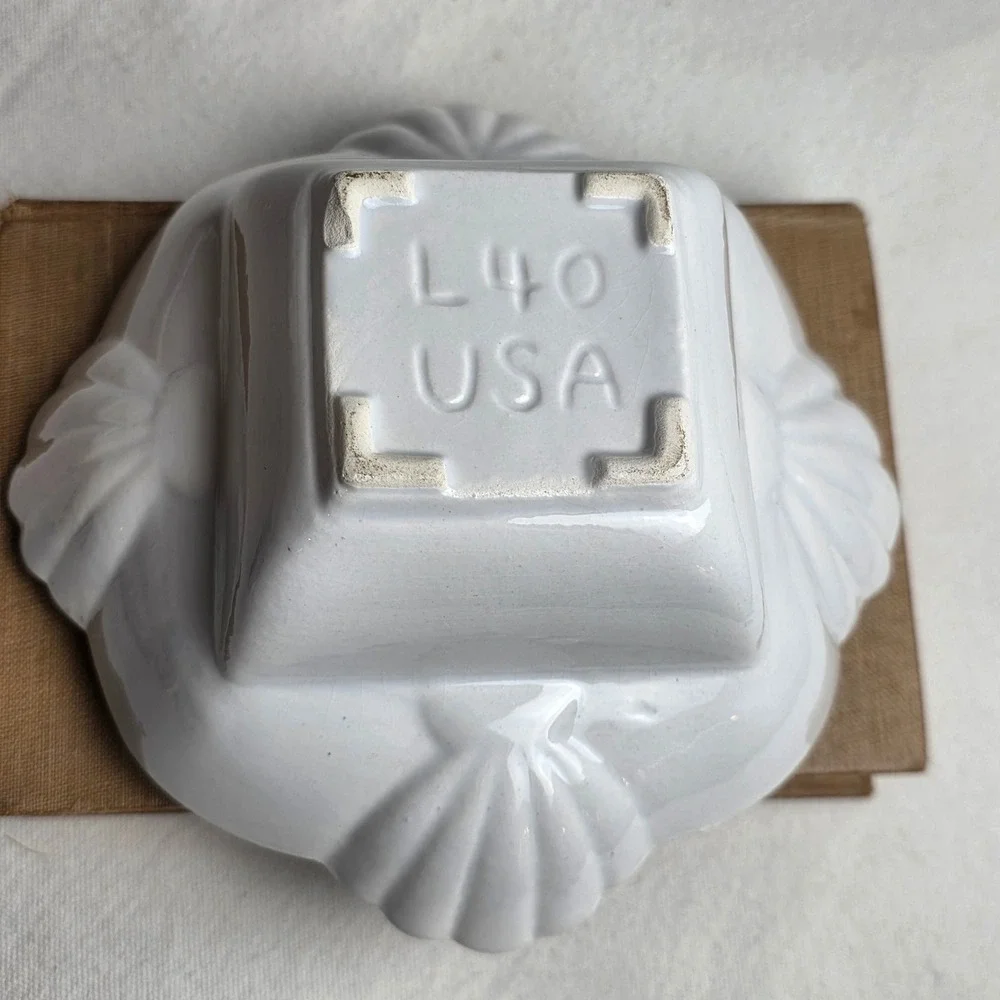 California Pottery white ceramic